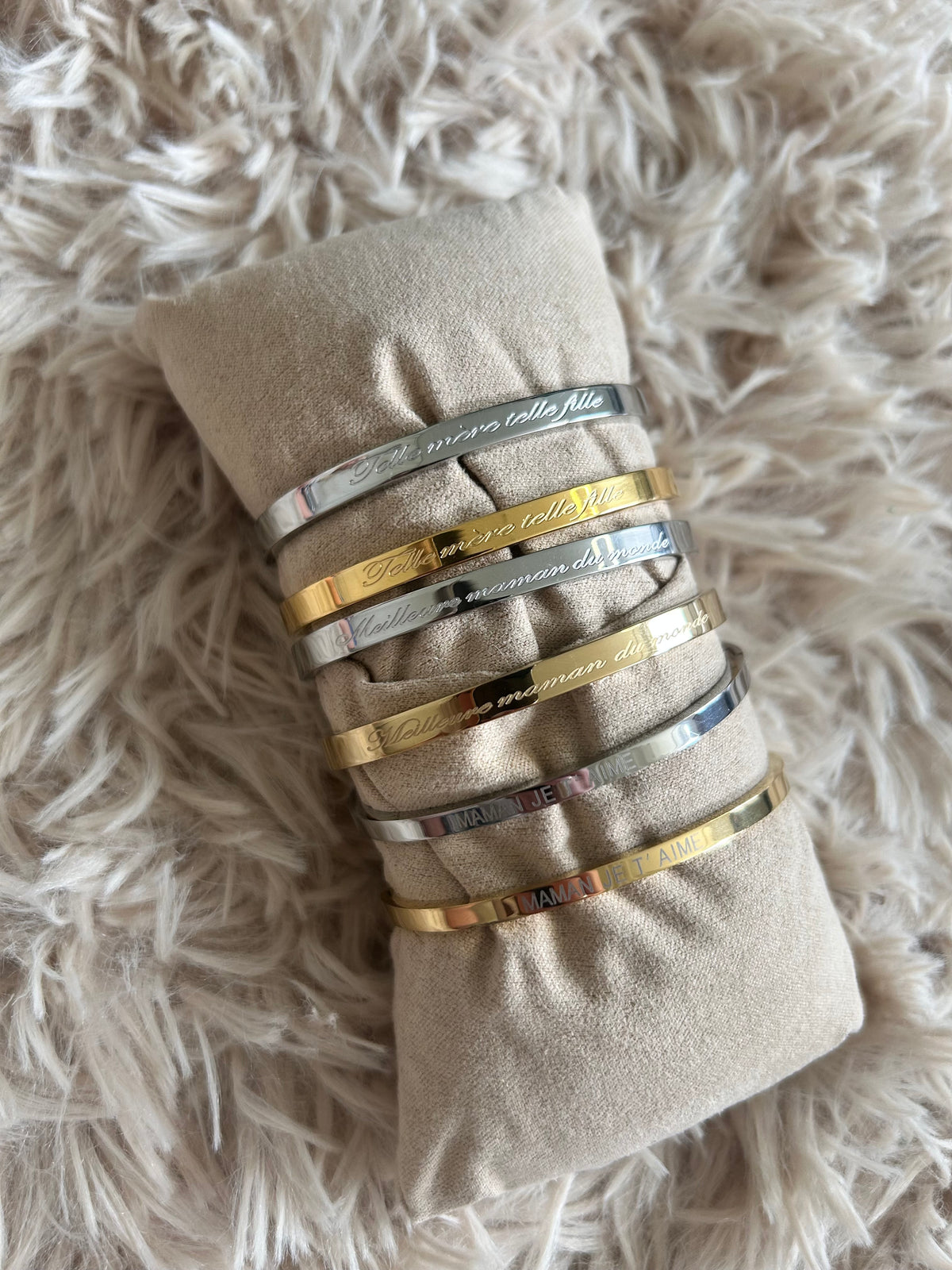 Jonc à message MAMAN