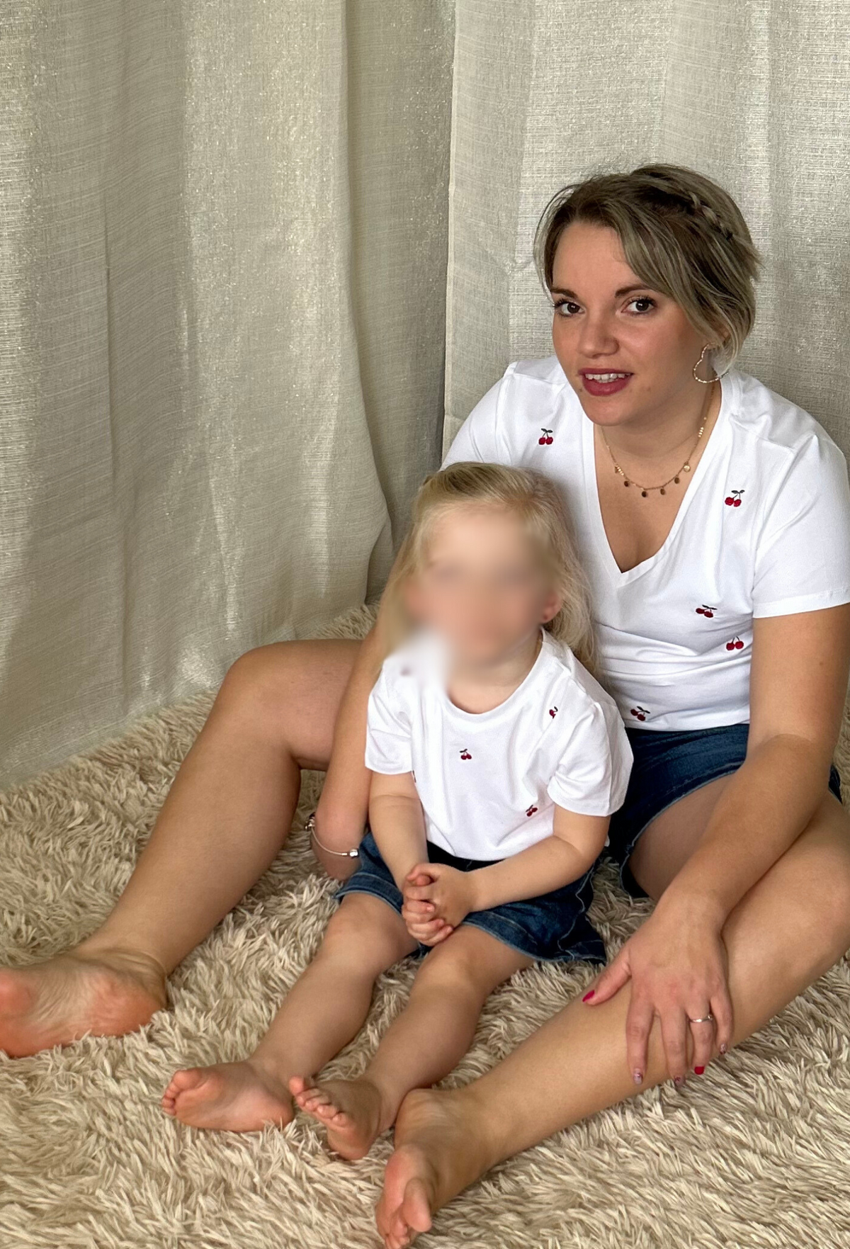 Short coeur MÈRE/FILLE