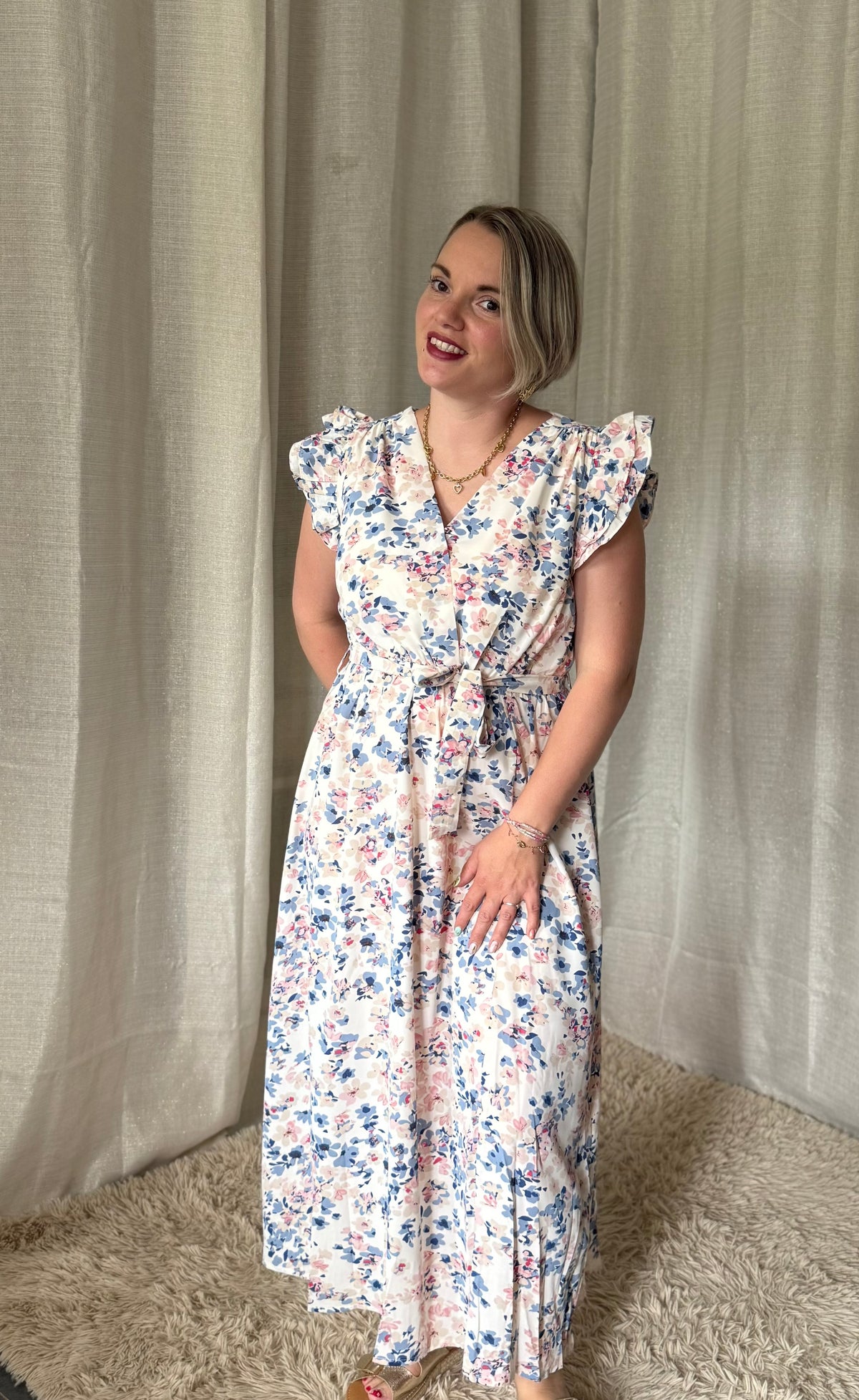 Robe longue ORCHIDEE