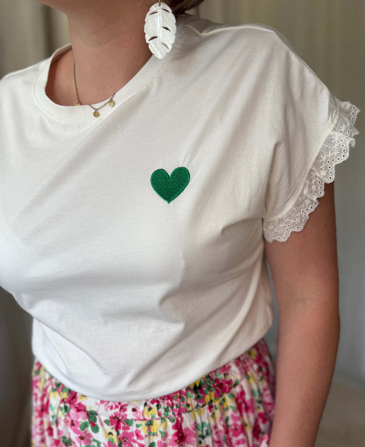 Tee-shirt CŒUR VERT