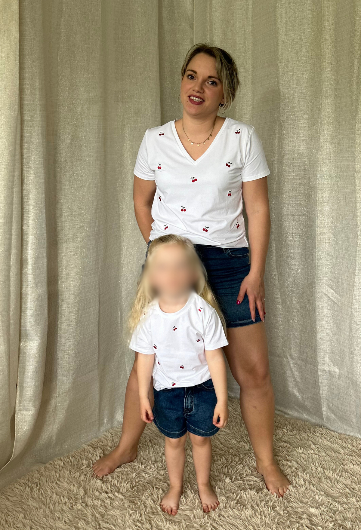 Short coeur MÈRE/FILLE