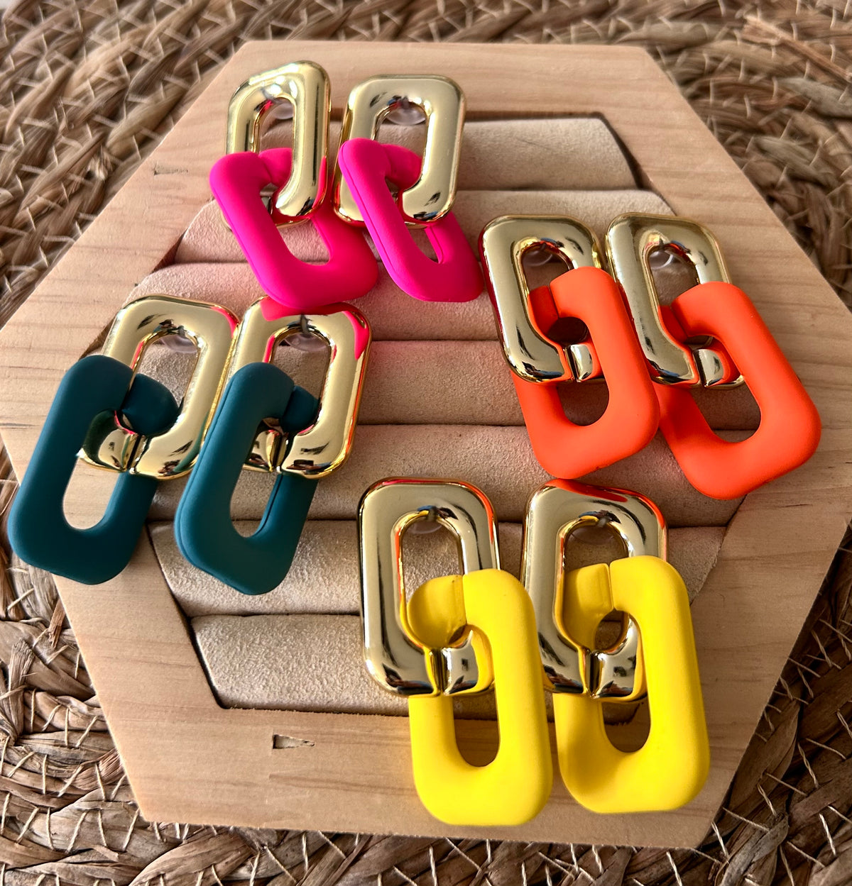 Boucles d'oreilles MAILLE