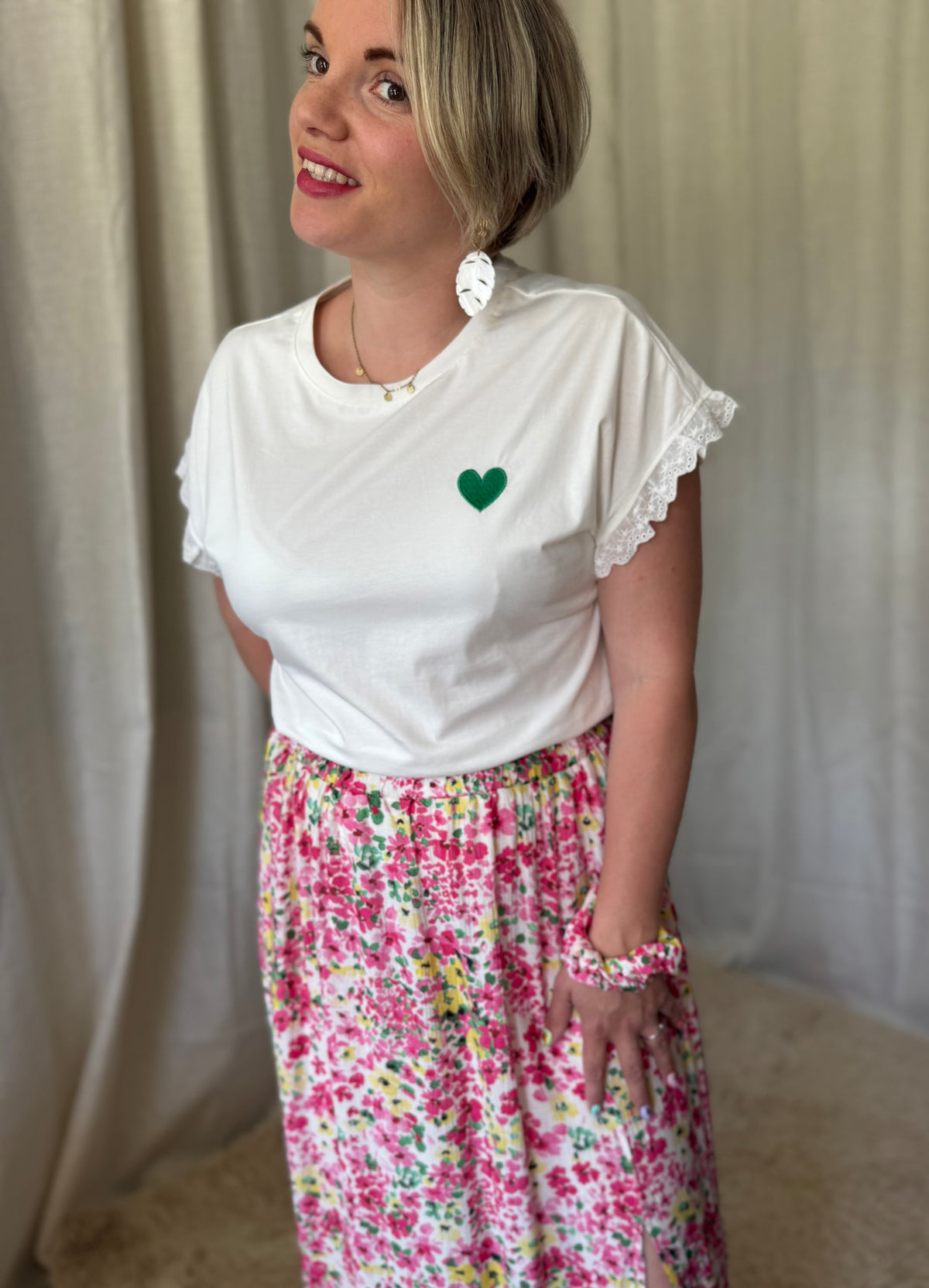 Tee-shirt CŒUR VERT