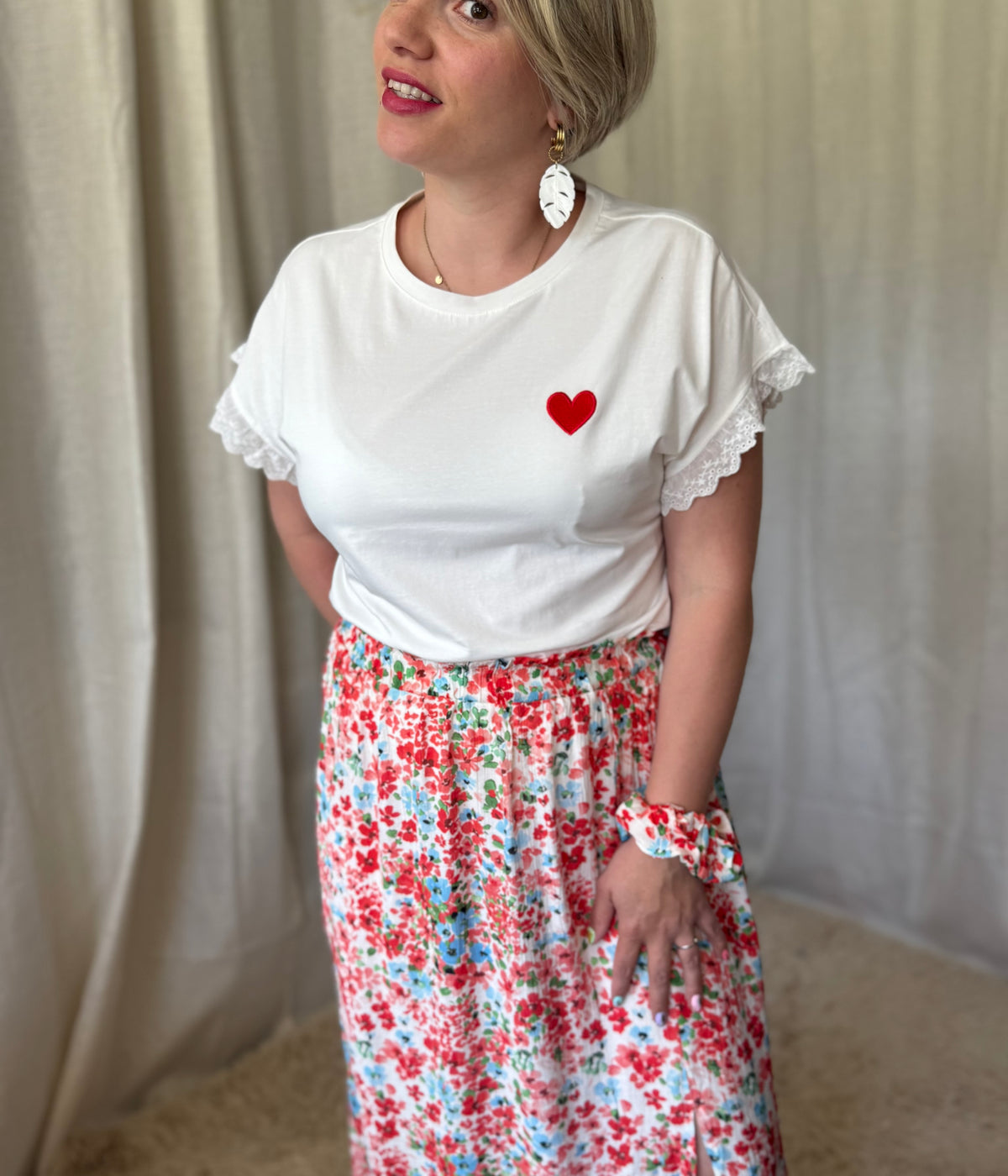 Tee-shirt CŒUR ROUGE