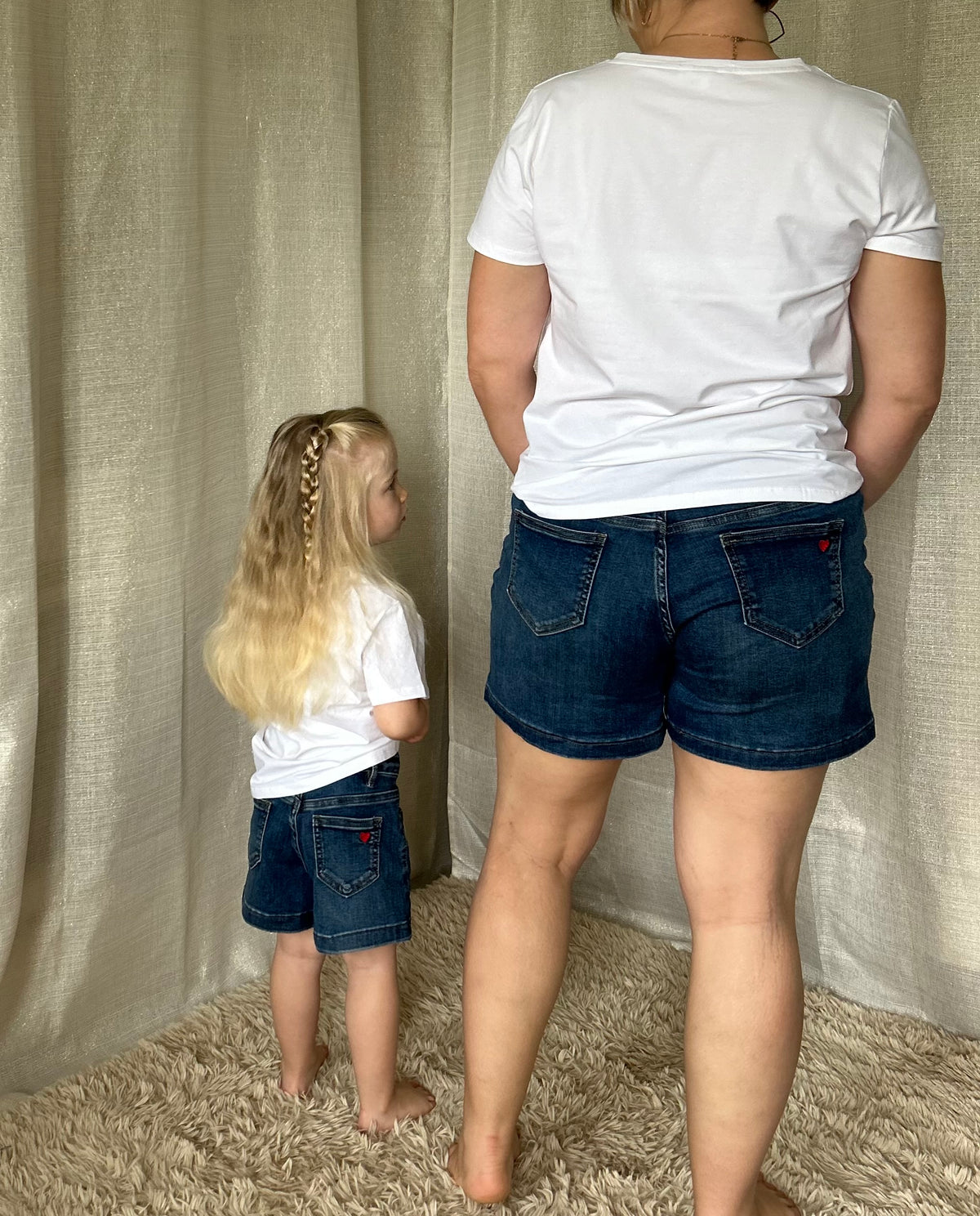 Short coeur MÈRE/FILLE