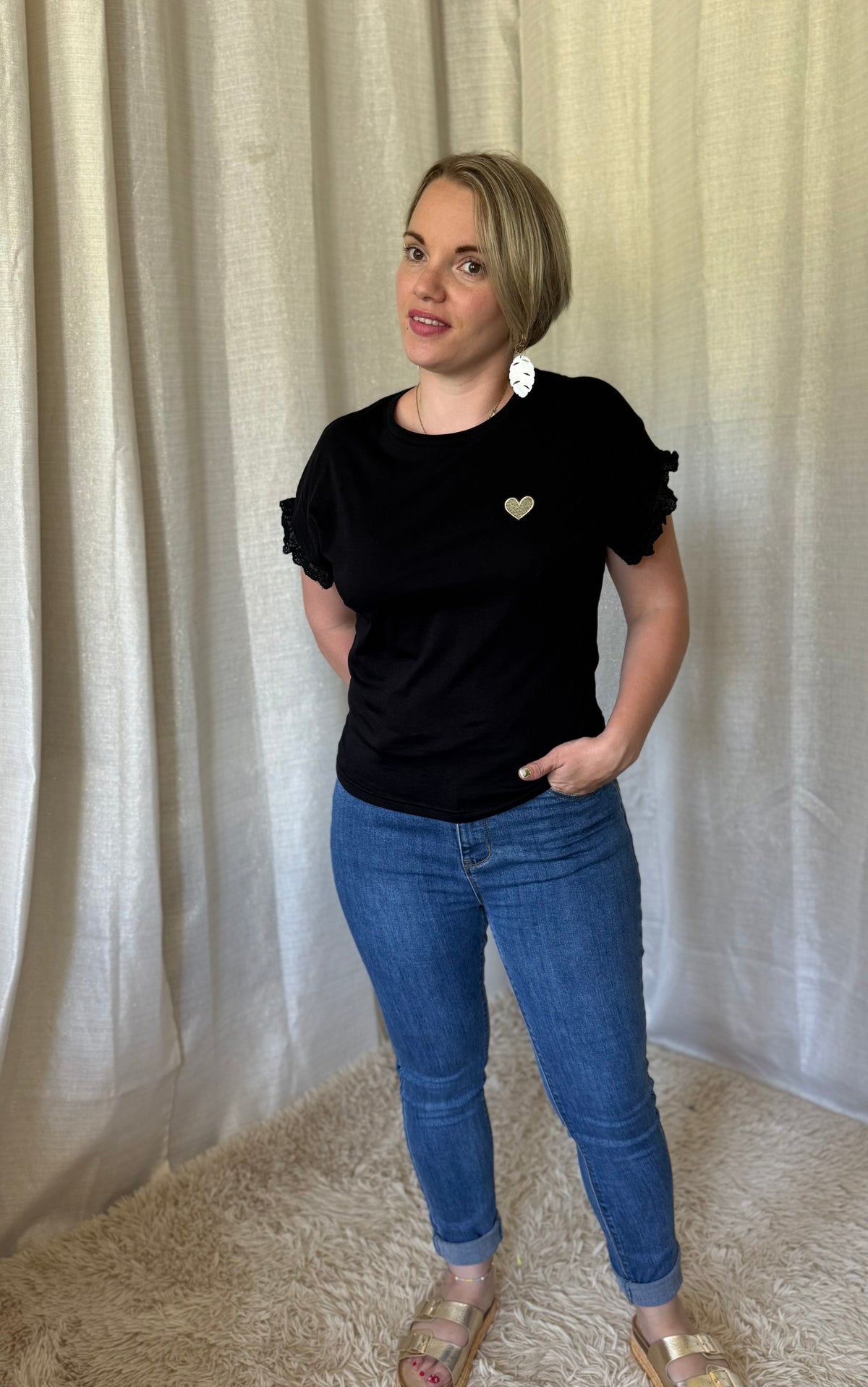 Tee-shirt CŒUR NOIR