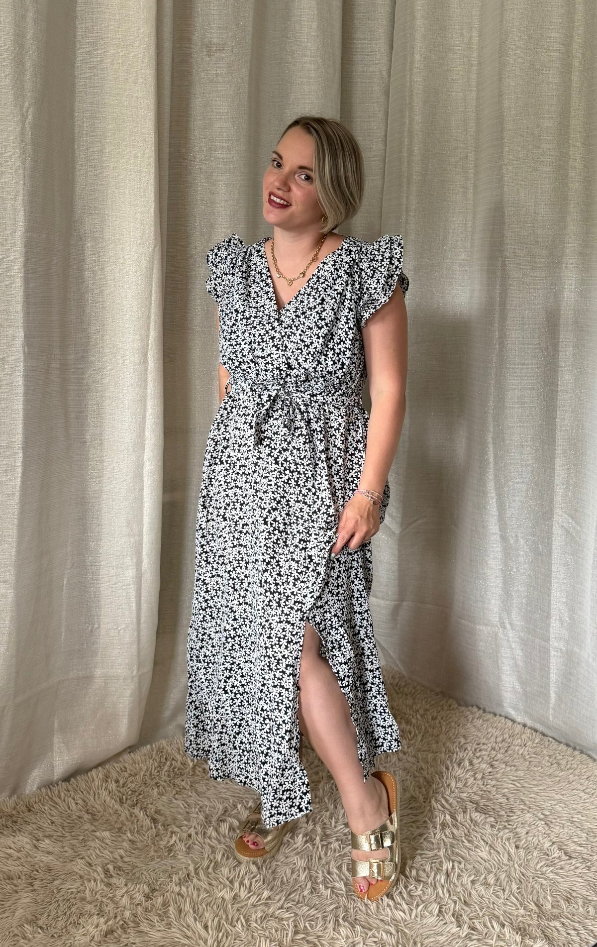 Robe longue ORCHIDEE