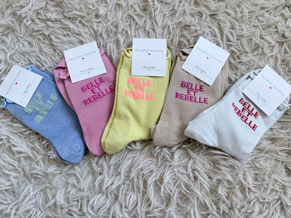 Chaussettes BELLE ET REBELLE