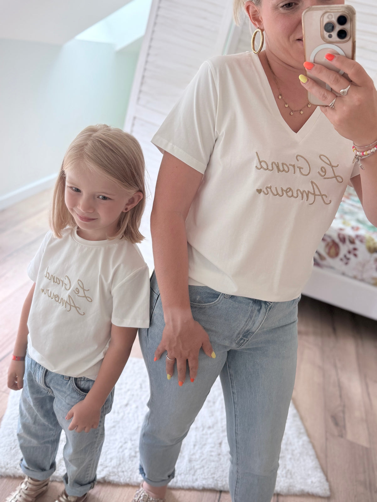 Tee-shirt matchy AMOUR