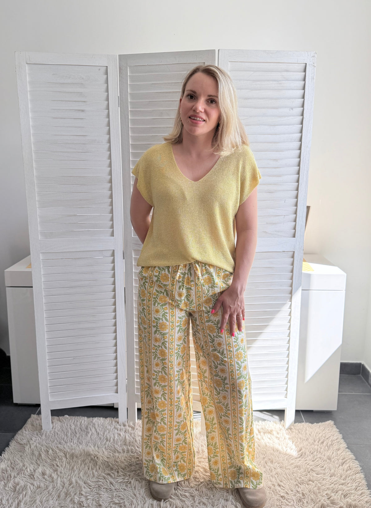 Top ZELIA jaune