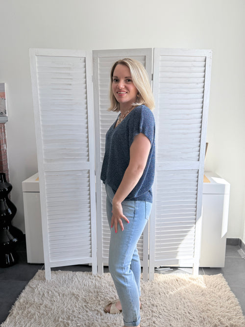 Top ZELIA bleu