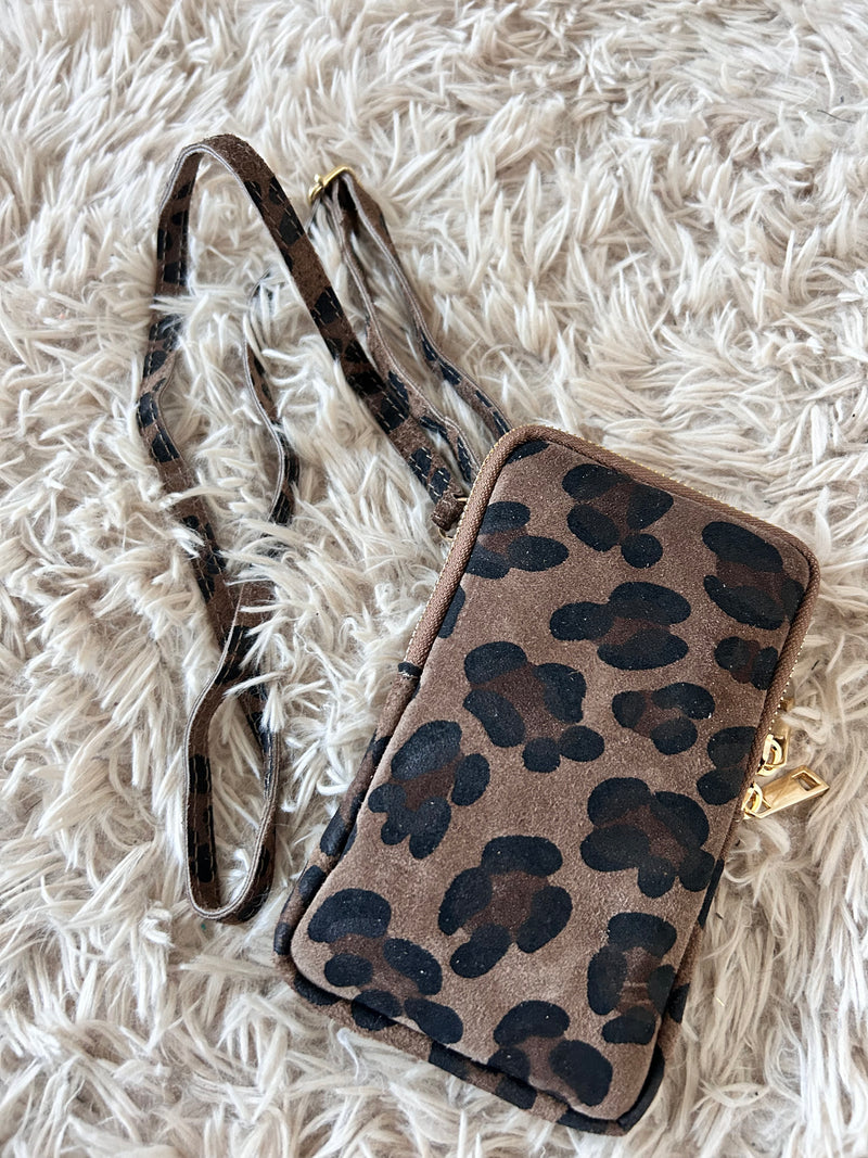 Pochette téléphone CUIR