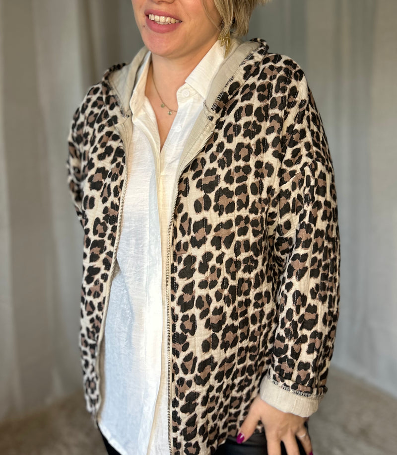 Veste matelassée LEOPARD