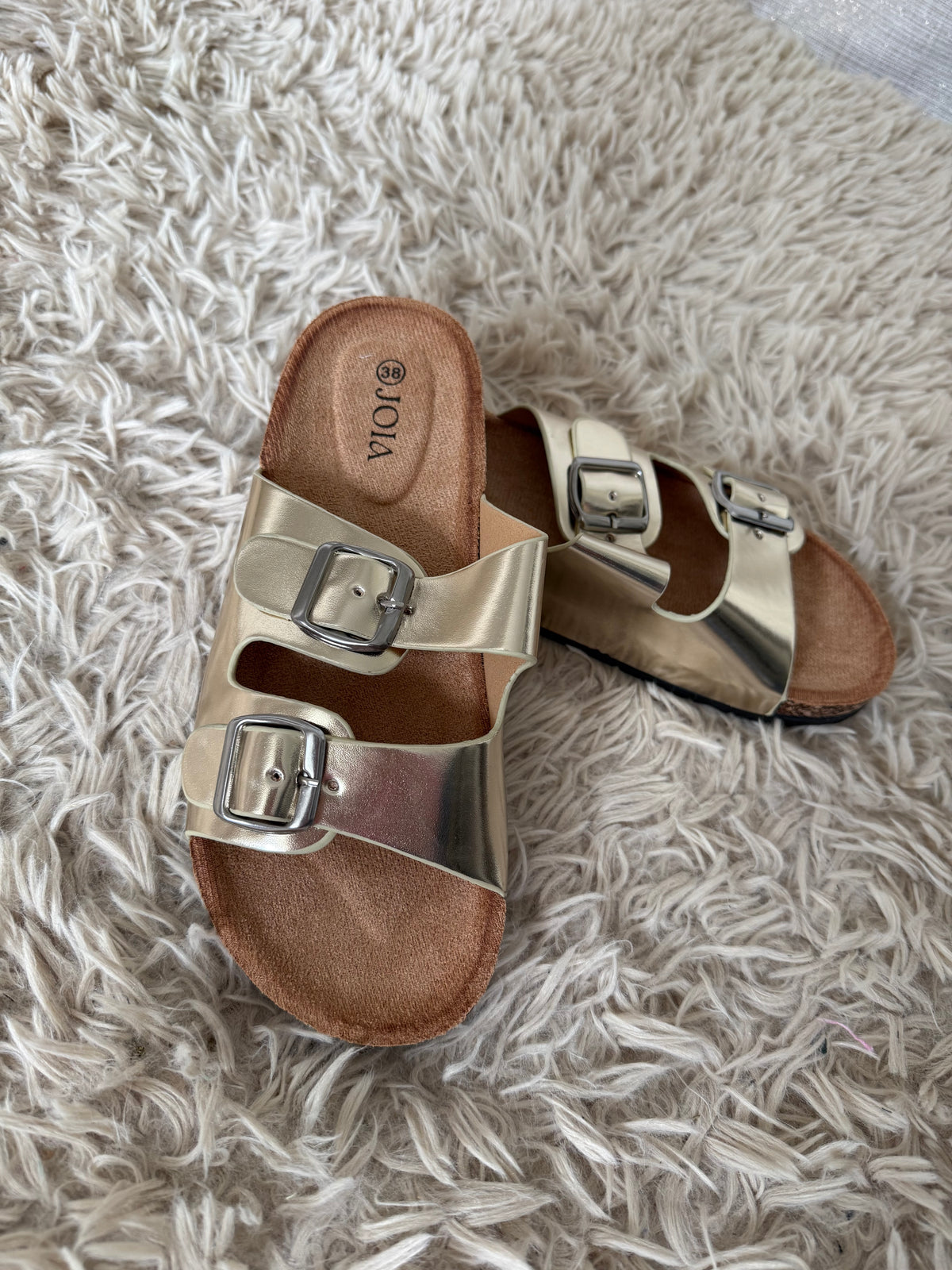 Mules dorée