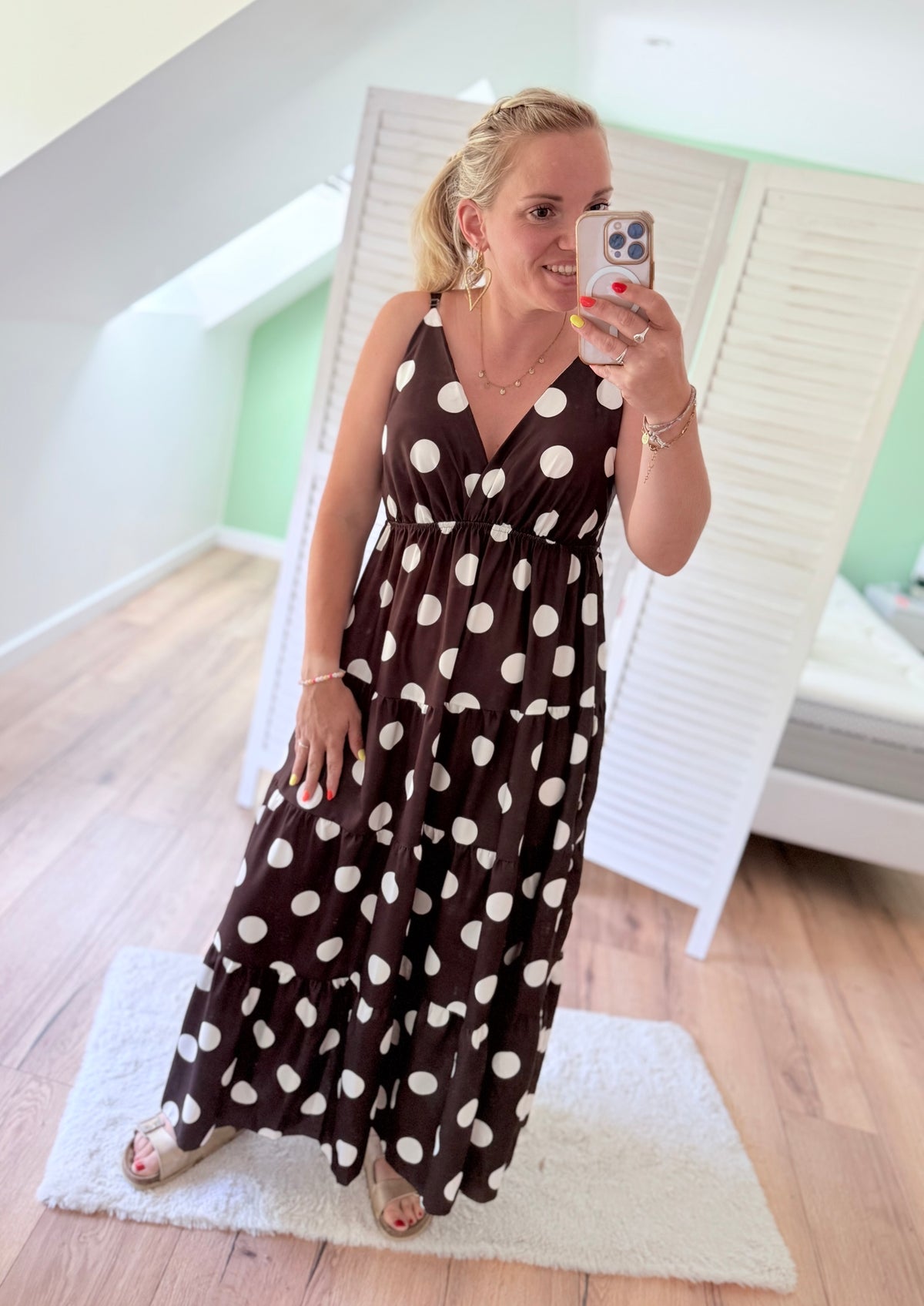 Robe SOLEIL pois