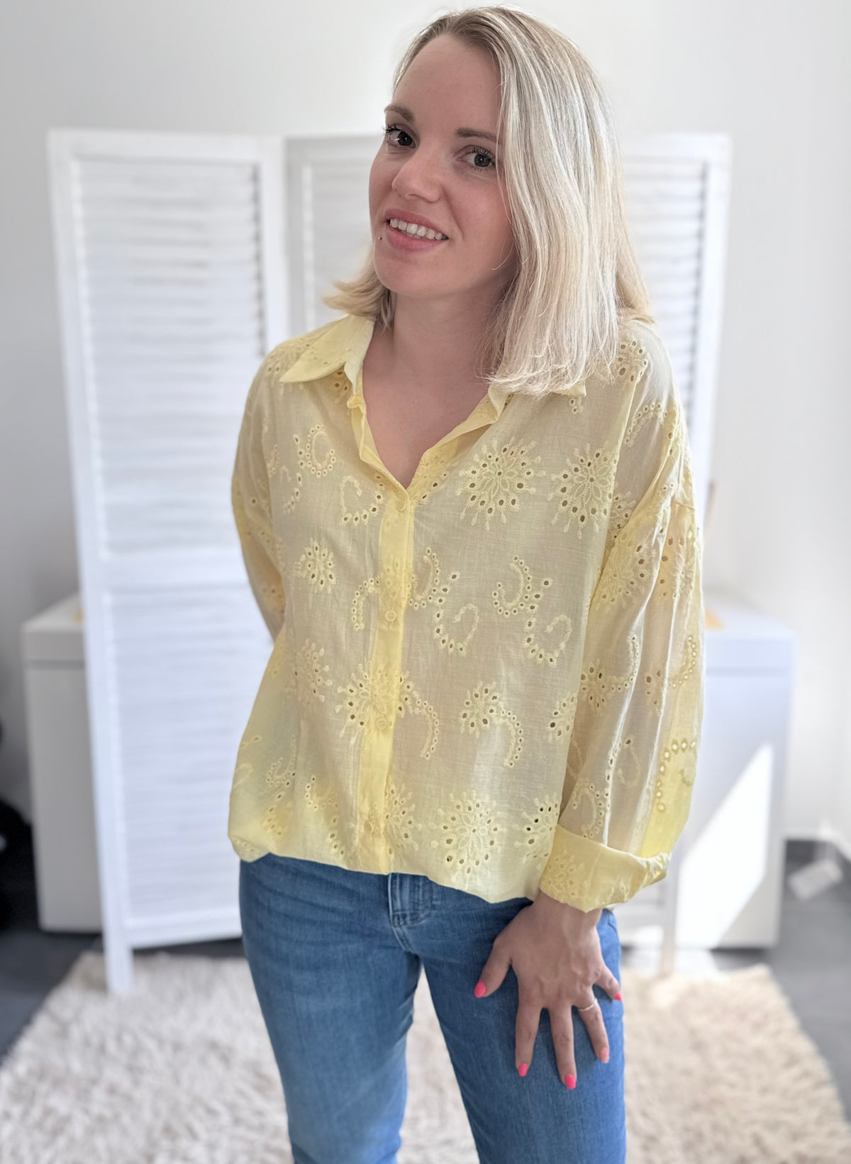 Chemise broderie