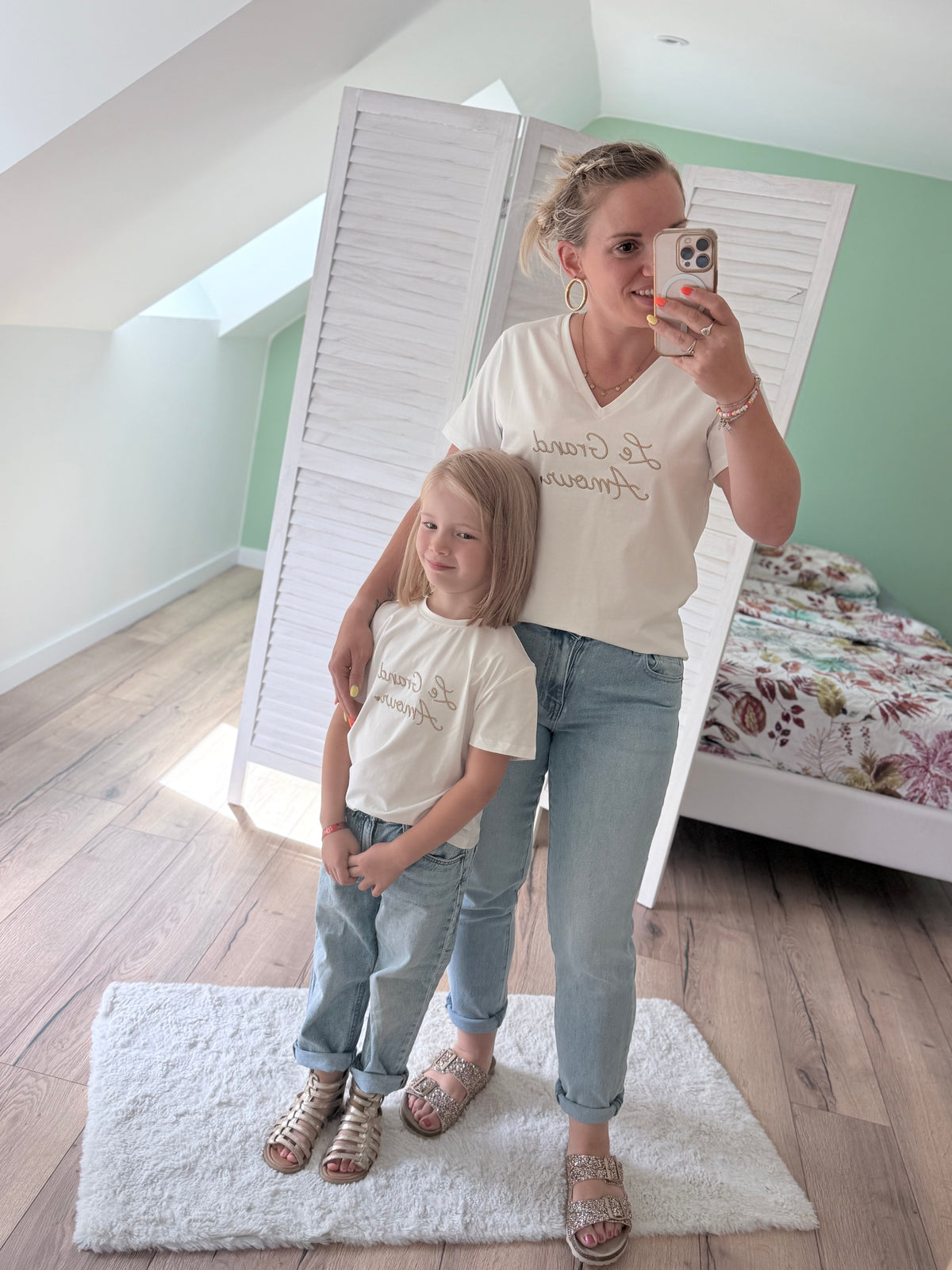 Tee-shirt matchy AMOUR