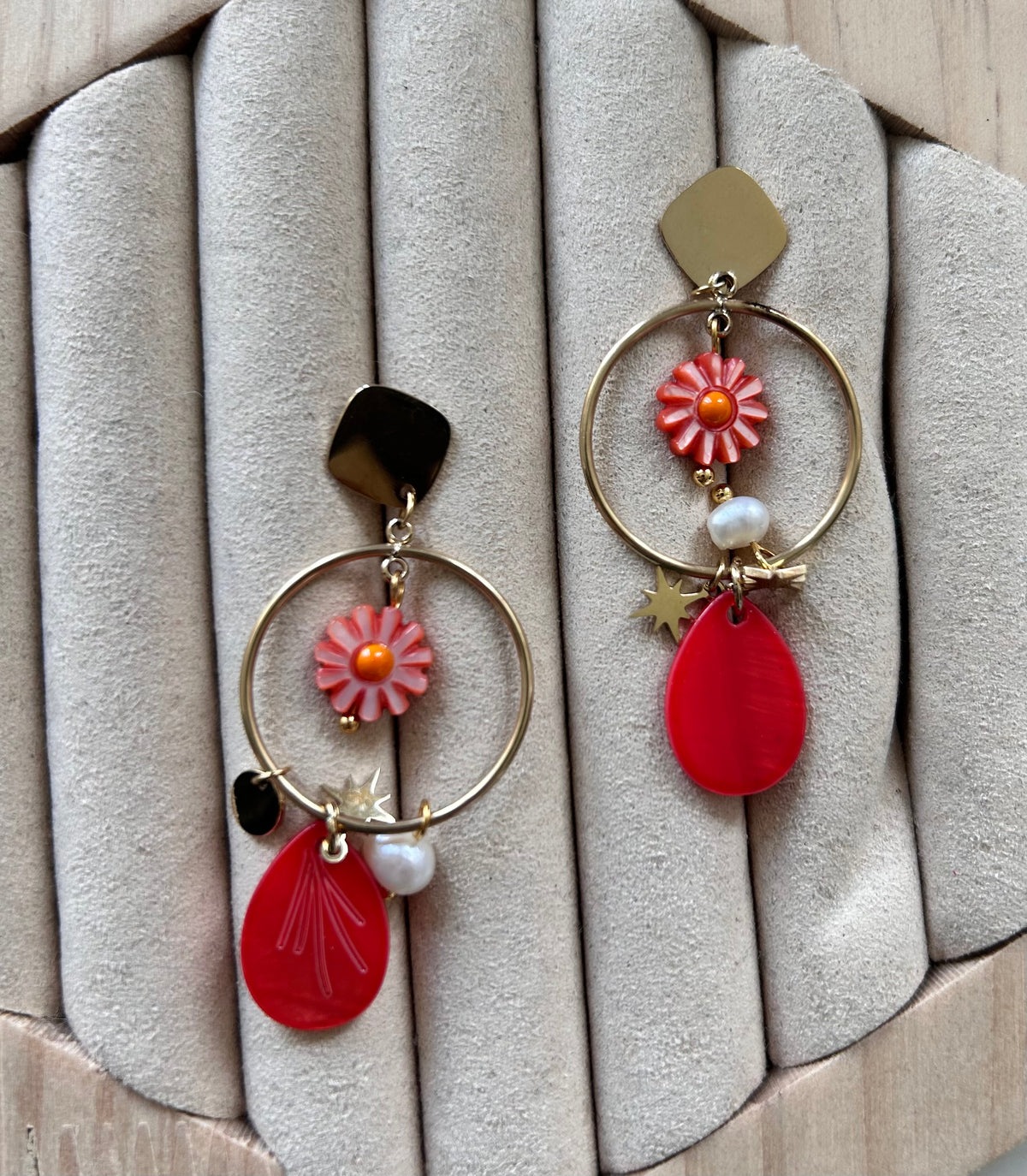 Boucles d'oreilles FLEURS