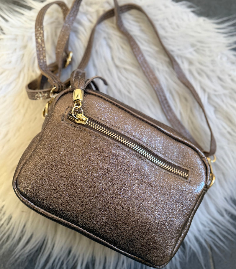 Sac cuir TAUPE