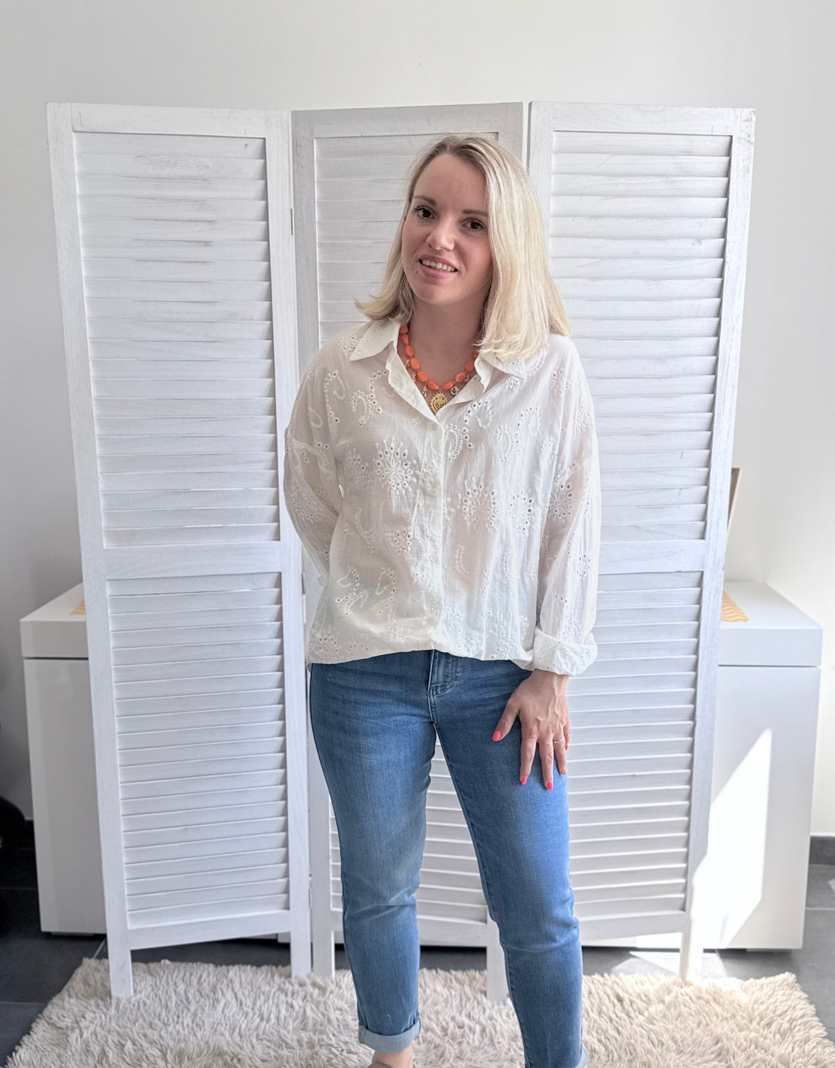 Chemise broderie