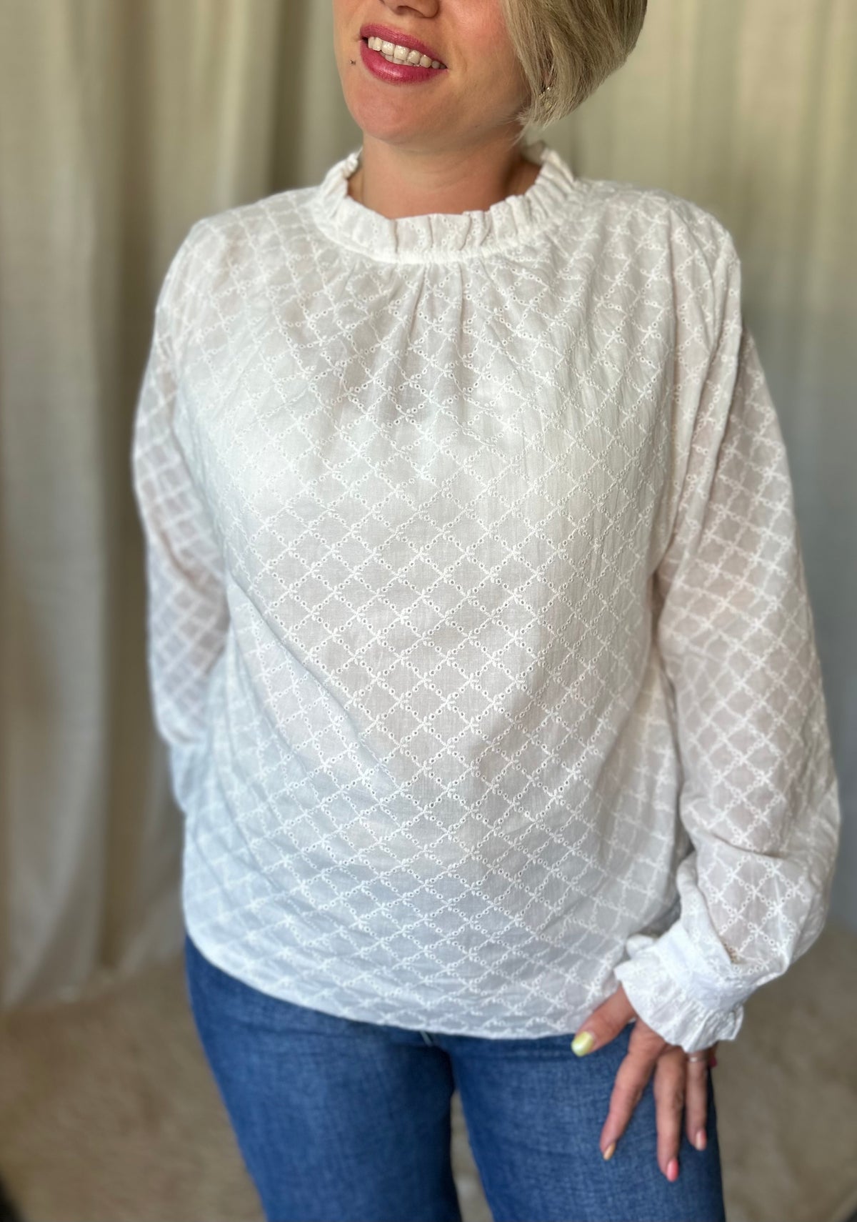 Blouse brodée ARLETTE