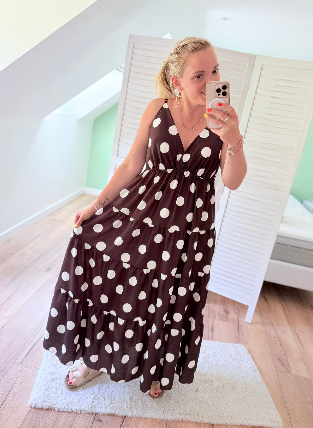 Robe SOLEIL pois