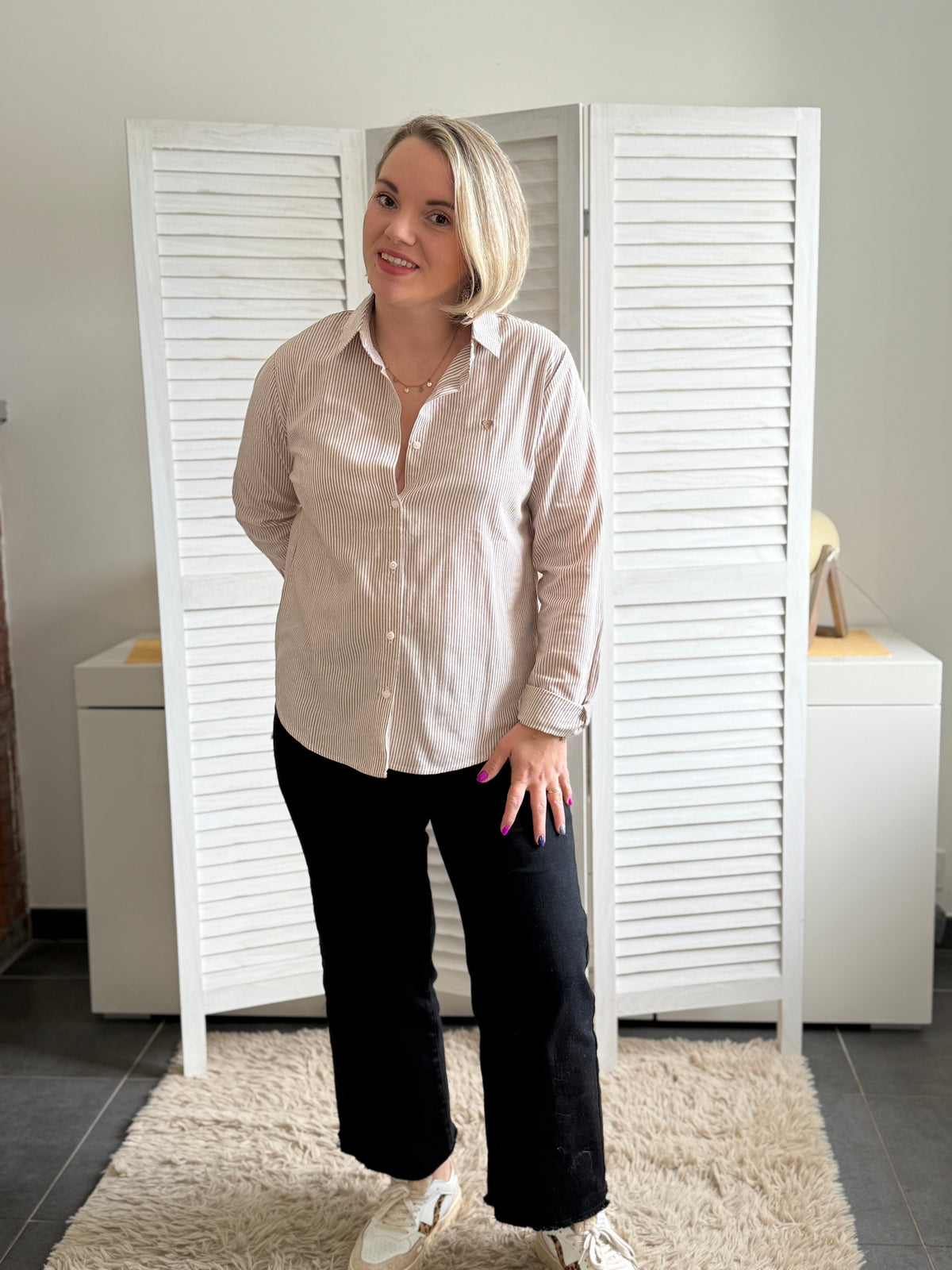 Chemisier MARINA marron