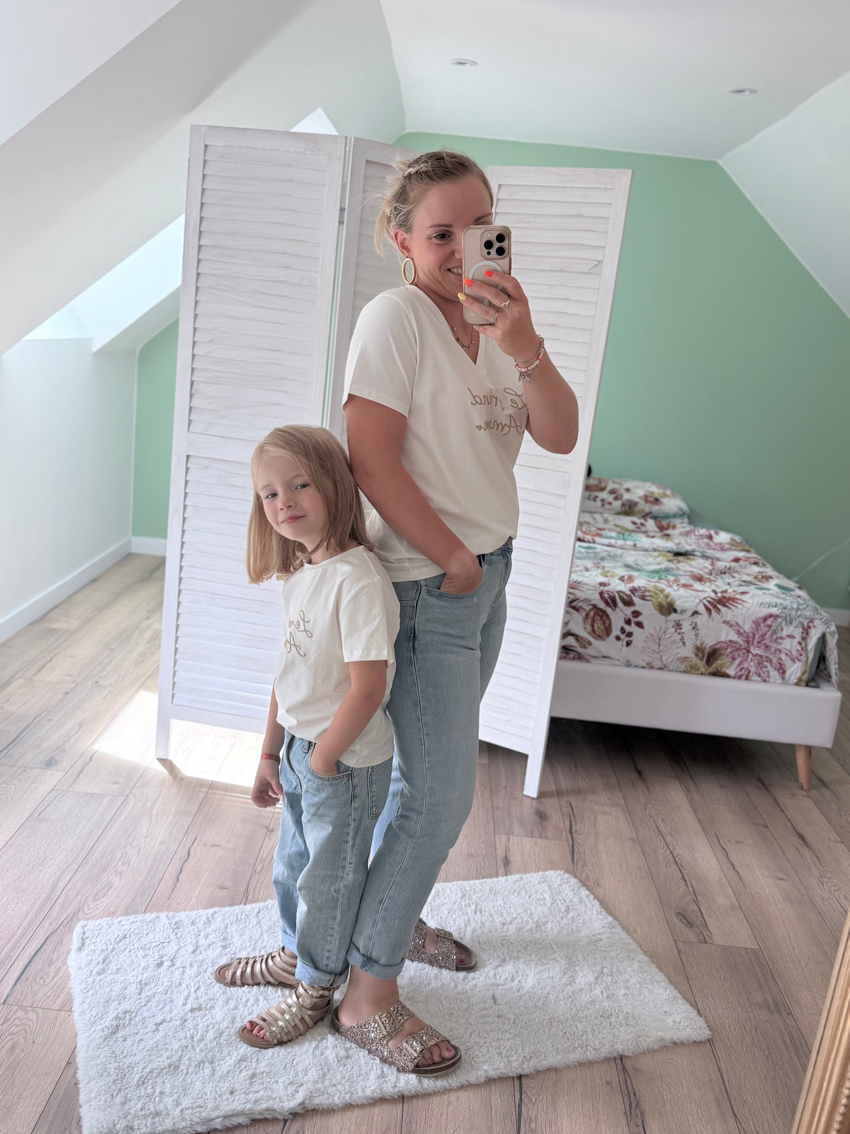 Tee-shirt matchy AMOUR