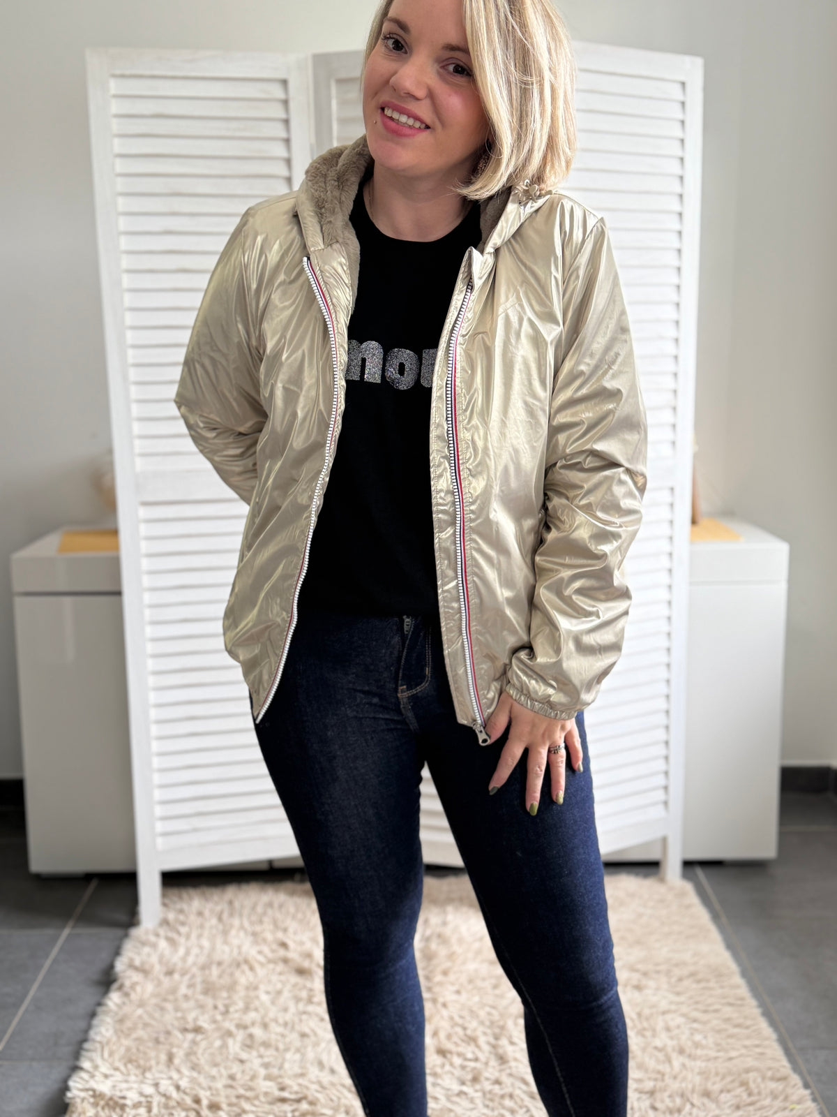 Parka courte FOURRURE