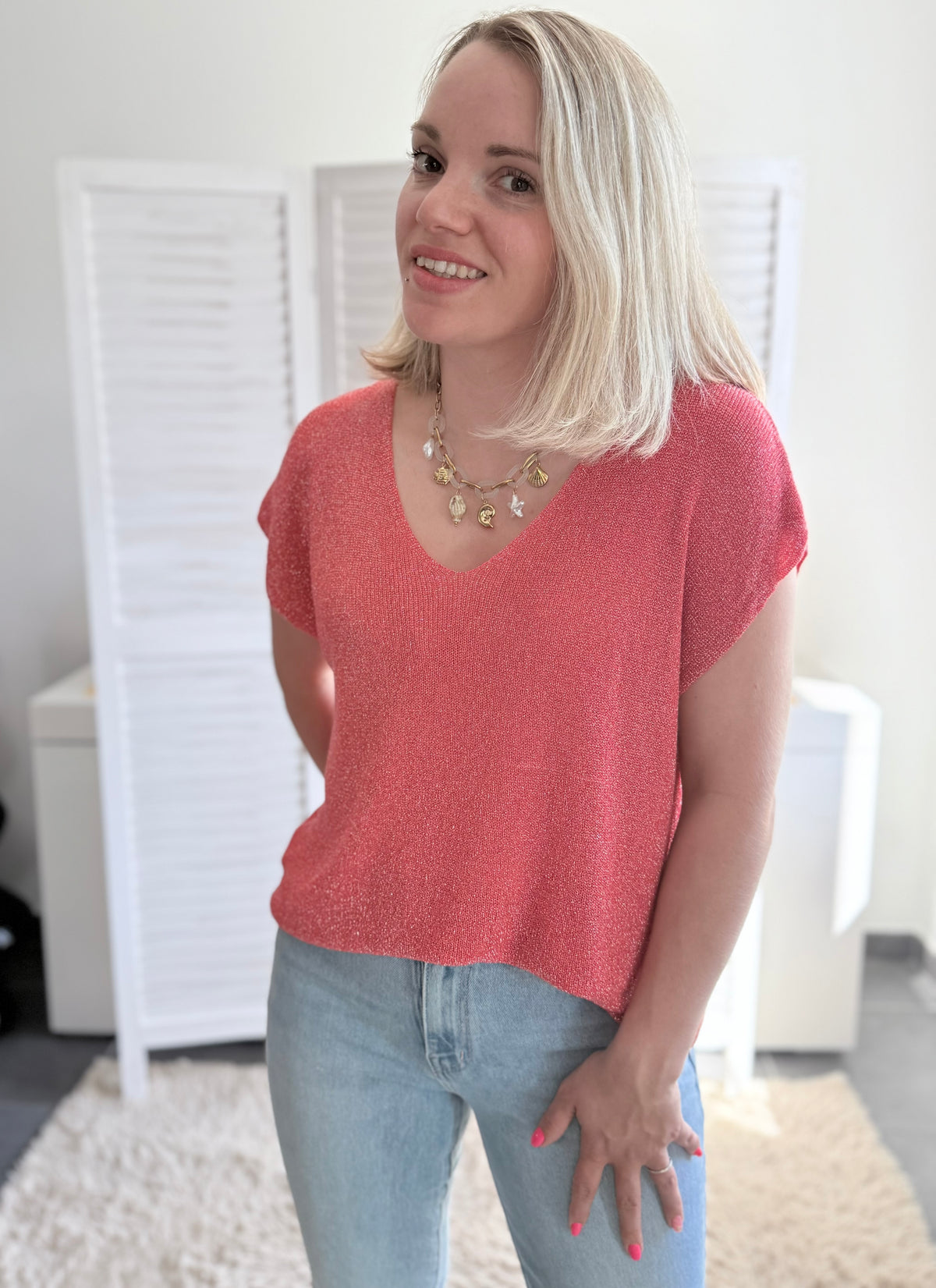 Top ZELIA corail