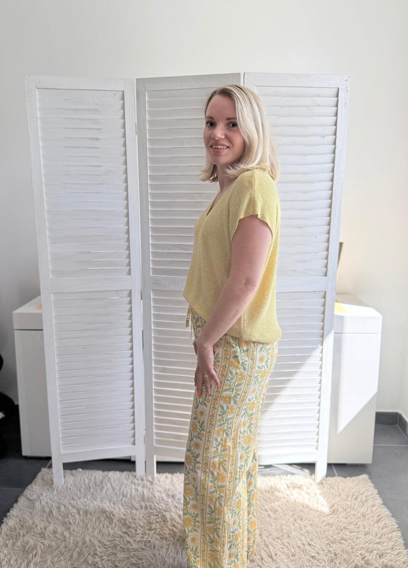 Top ZELIA jaune