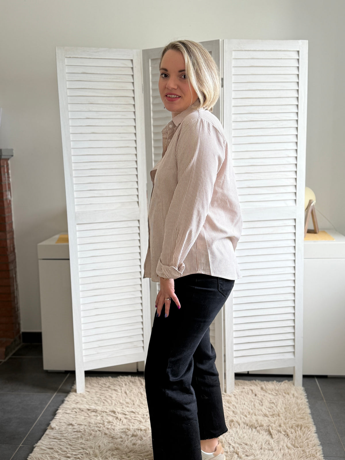 Chemisier MARINA marron