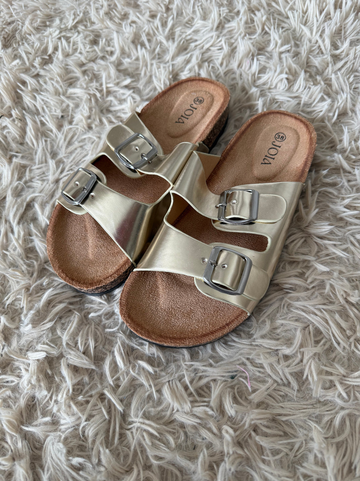 Mules dorée