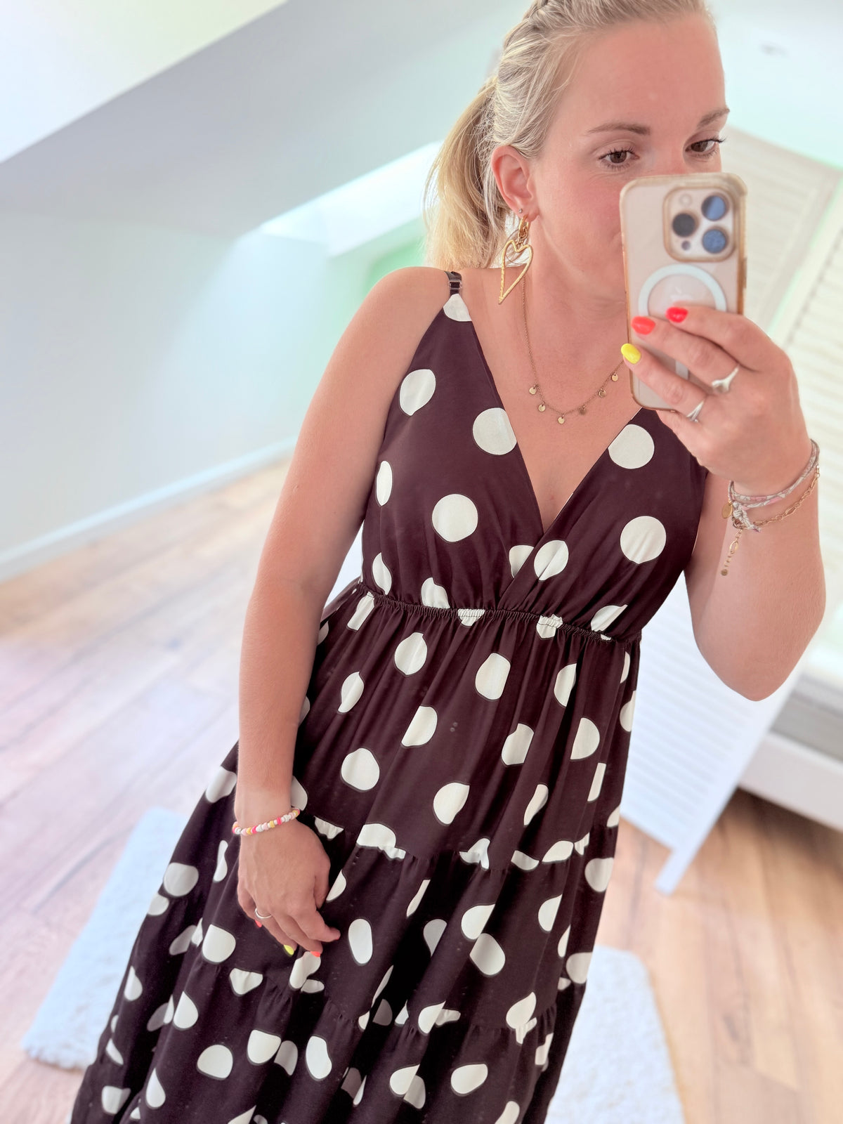 Robe SOLEIL pois